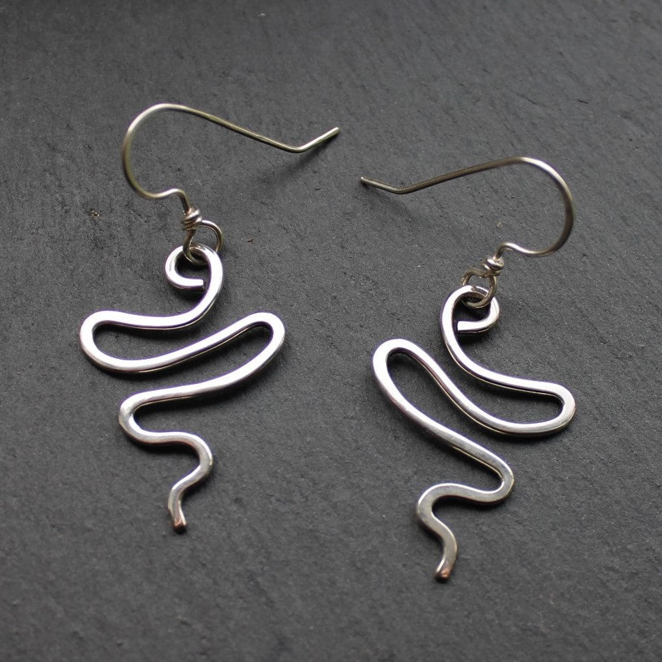 SQUIGGLE Earrings - Sterling Silver image 0