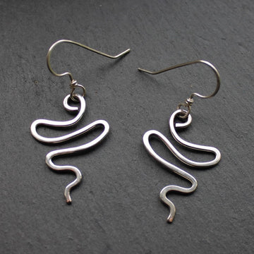 SQUIGGLE Earrings - Sterling Silver image 0