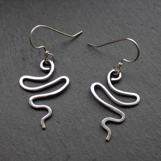 SQUIGGLE Earrings - Sterling Silver image 0