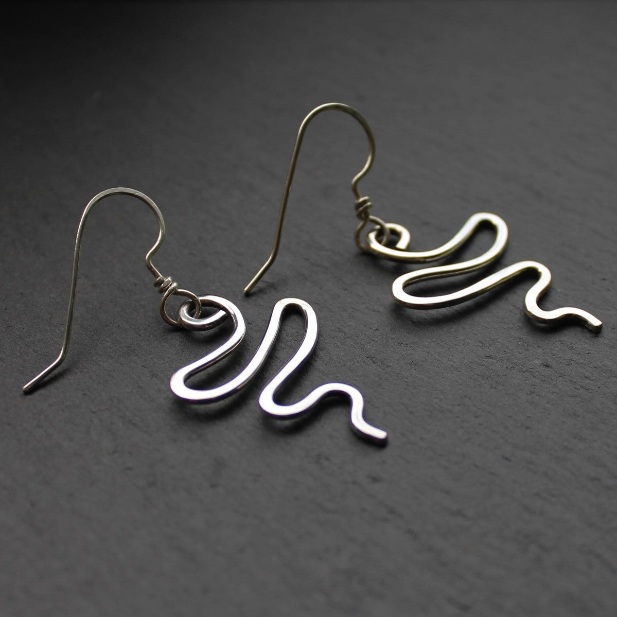 SQUIGGLE Earrings - Sterling Silver image 1