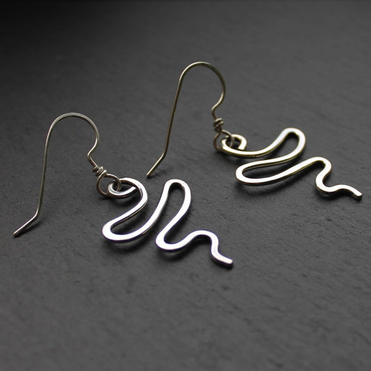 SQUIGGLE Earrings - Sterling Silver image 1
