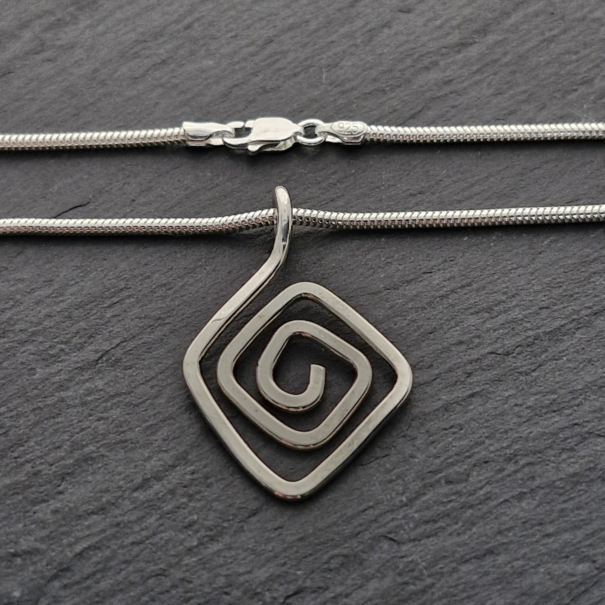 SPIRAL Pendant - Sterling Silver image 2