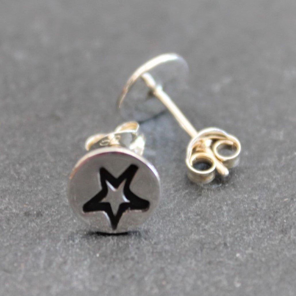 STAR Stud Earrings - Sterling Silver image 3