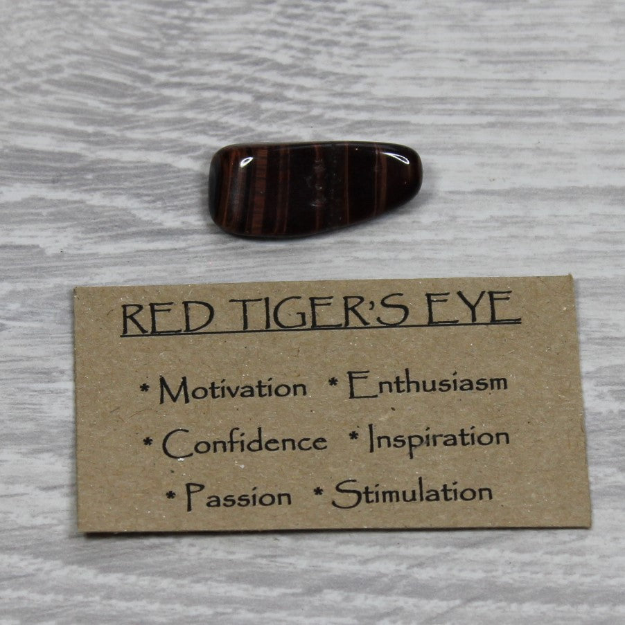 RED TIGER'S EYE Tumblestone image 1
