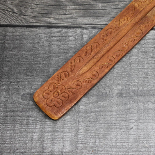 Mango Wood Ash Catcher - ENGRAVED image 1