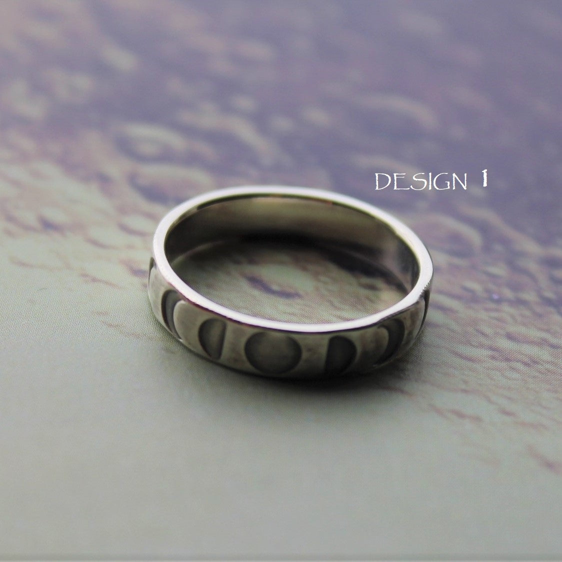 MOON PHASE Ring - Sterling Silver image 2