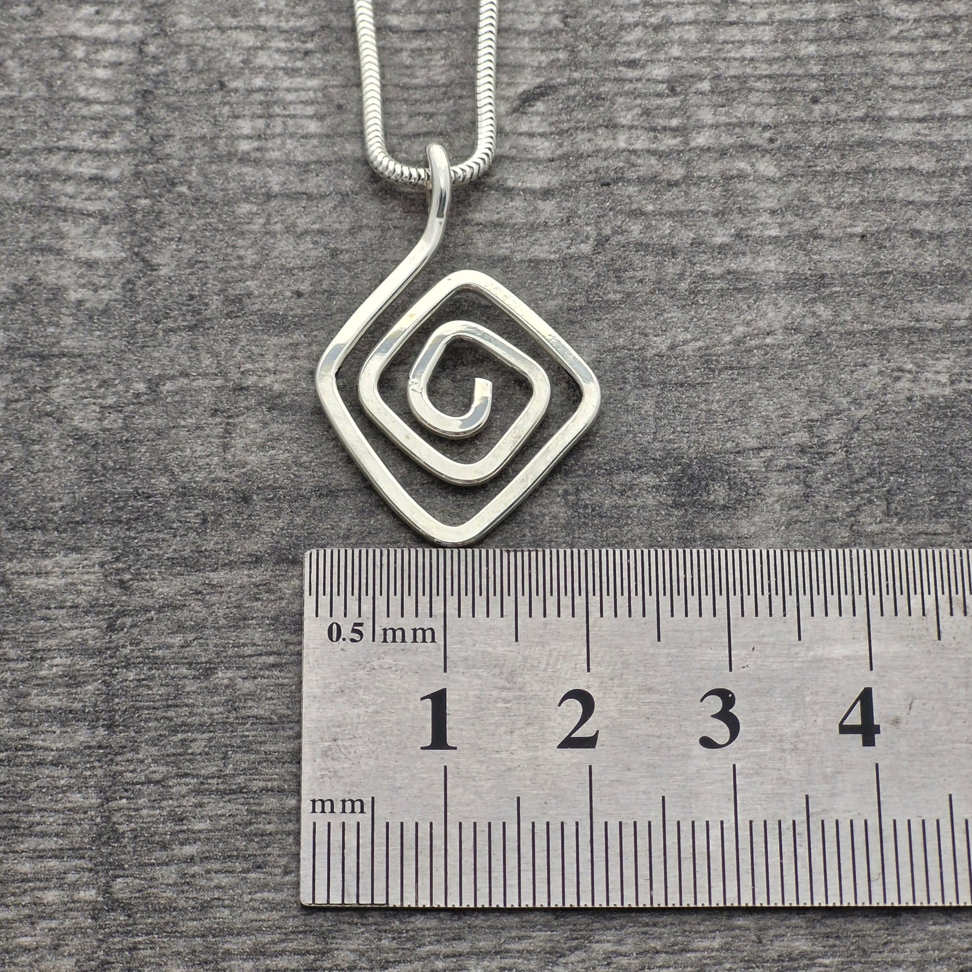 SPIRAL Pendant - Sterling Silver image 4