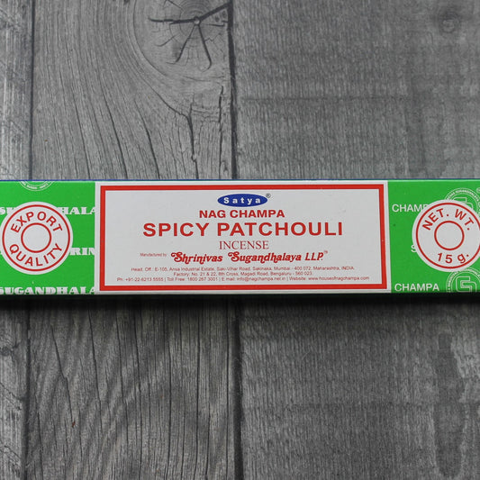 SPICY PATCHOULI Incense (Satya) image 0