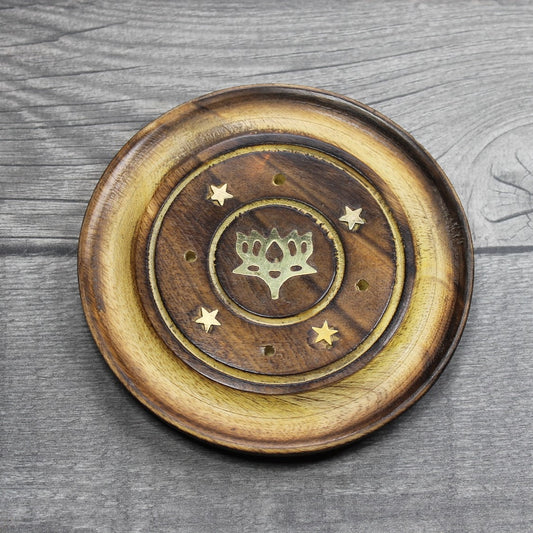 Mango Wood Ash Catcher - LOTUS image 0