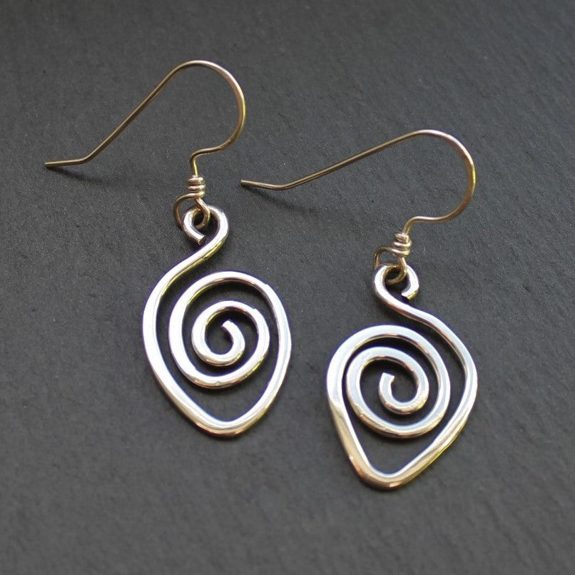 SPIRAL Earrings - Sterling Silver image 1