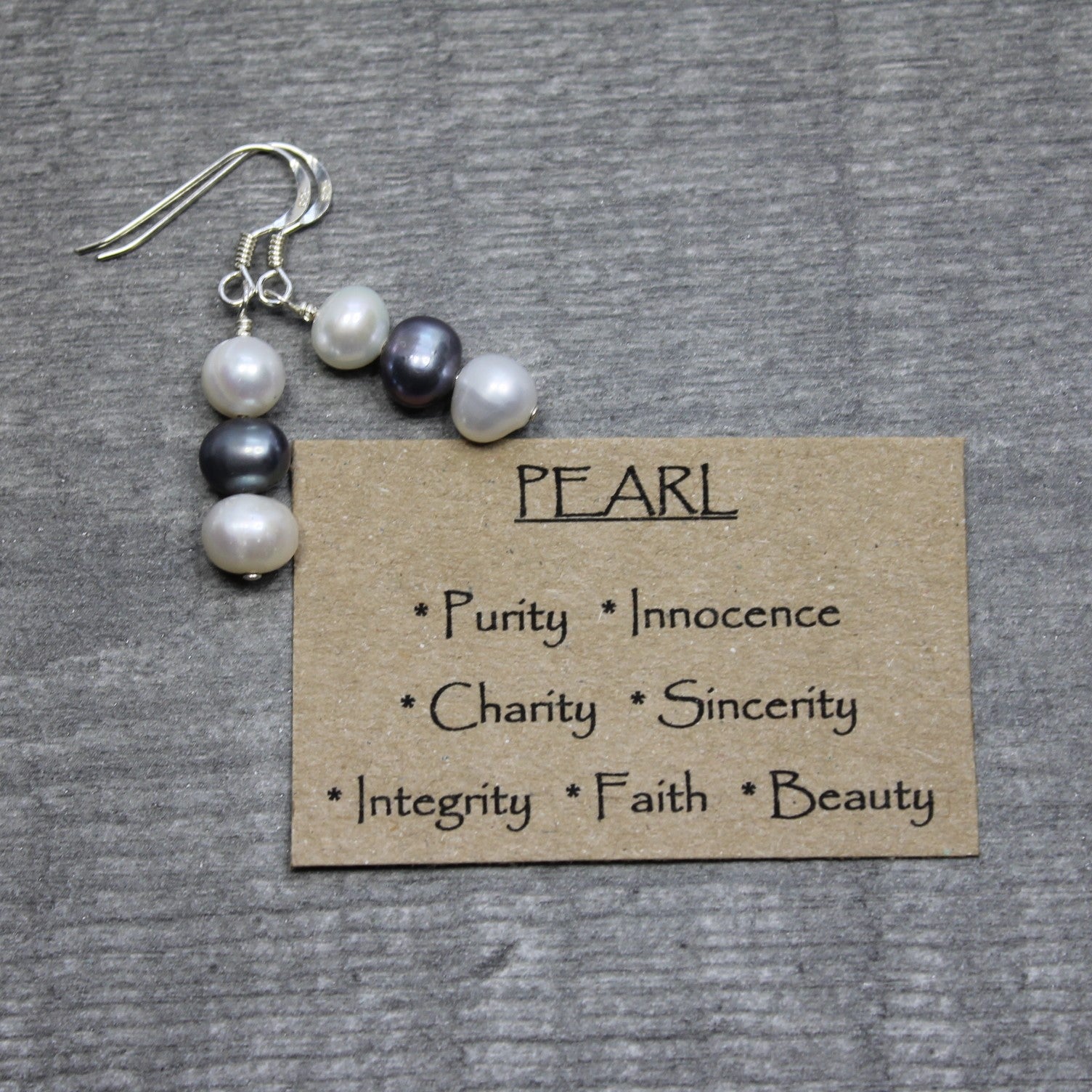 FRESHWATER PEARL Earrings - Sterling Silver image 2