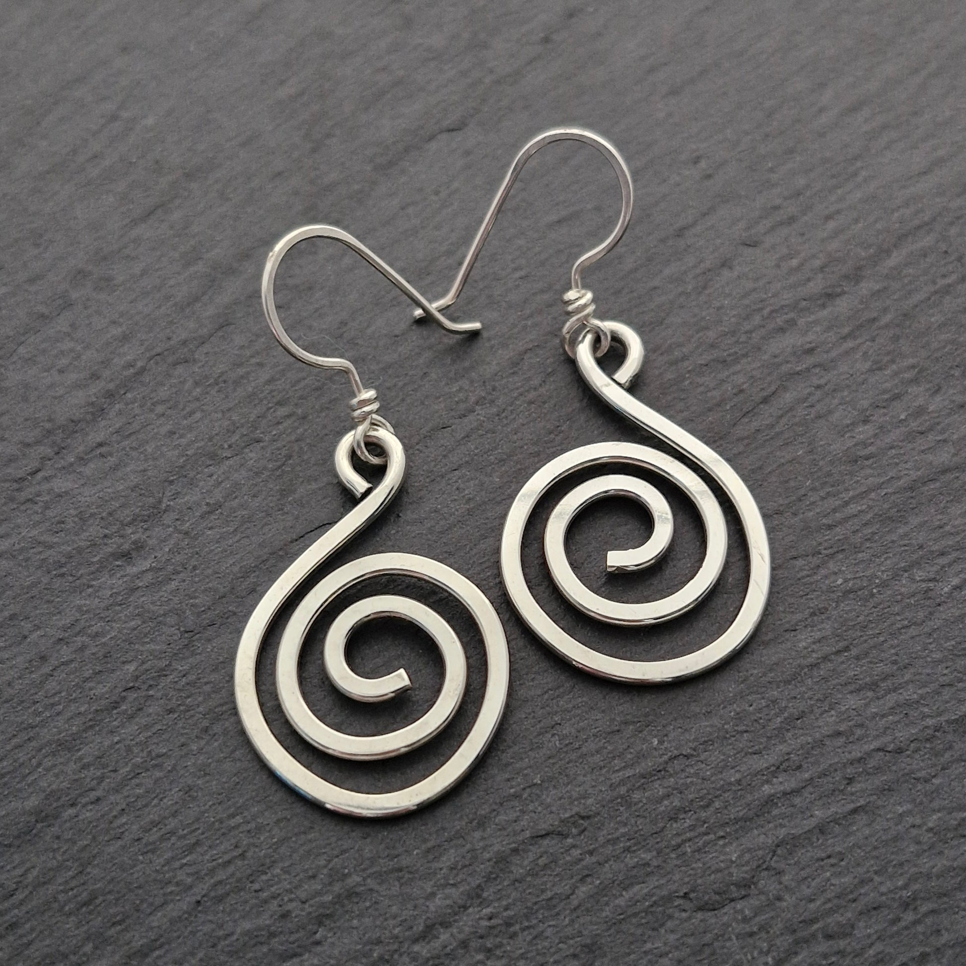 SPIRAL Earrings - Sterling Silver image 0