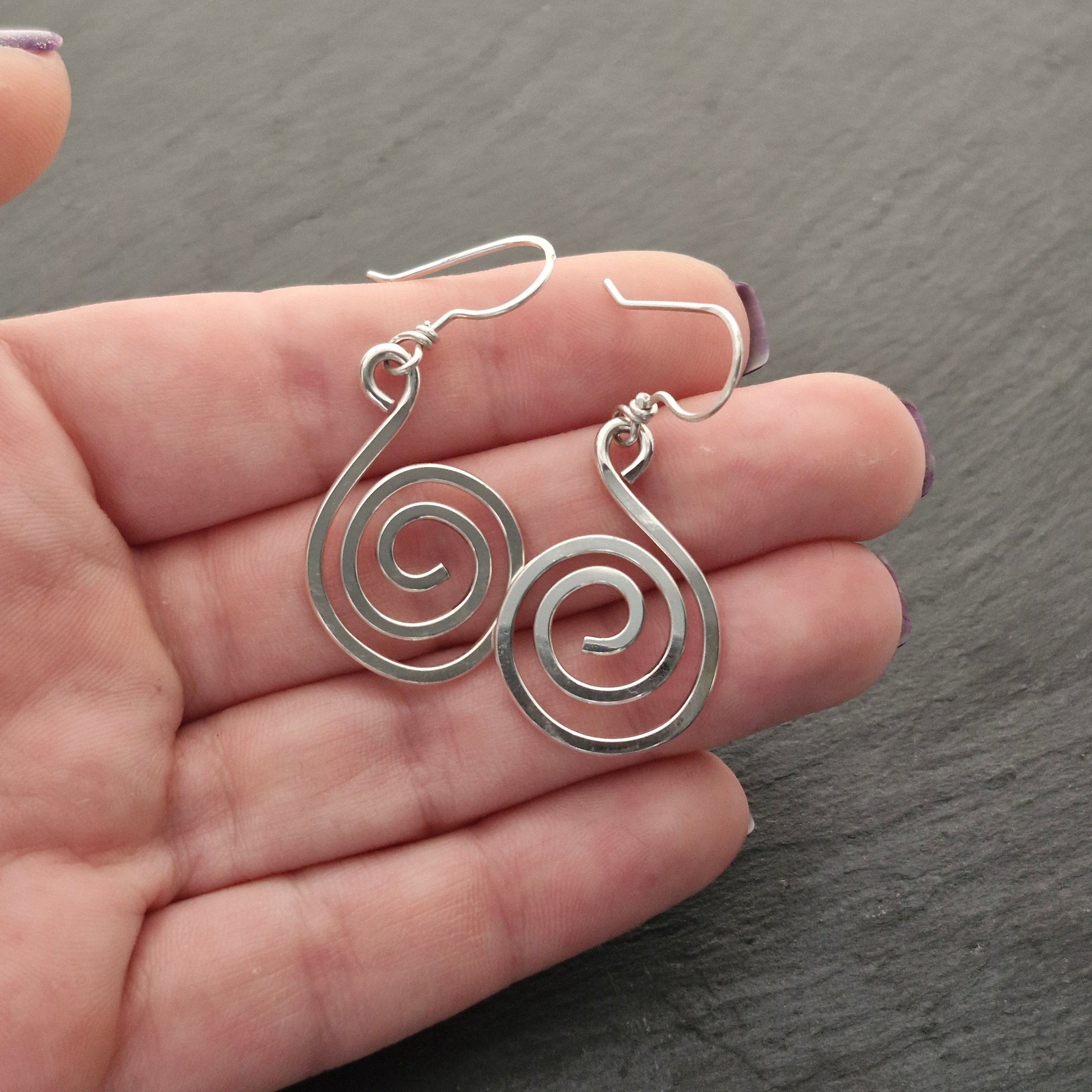 SPIRAL Earrings - Sterling Silver image 3