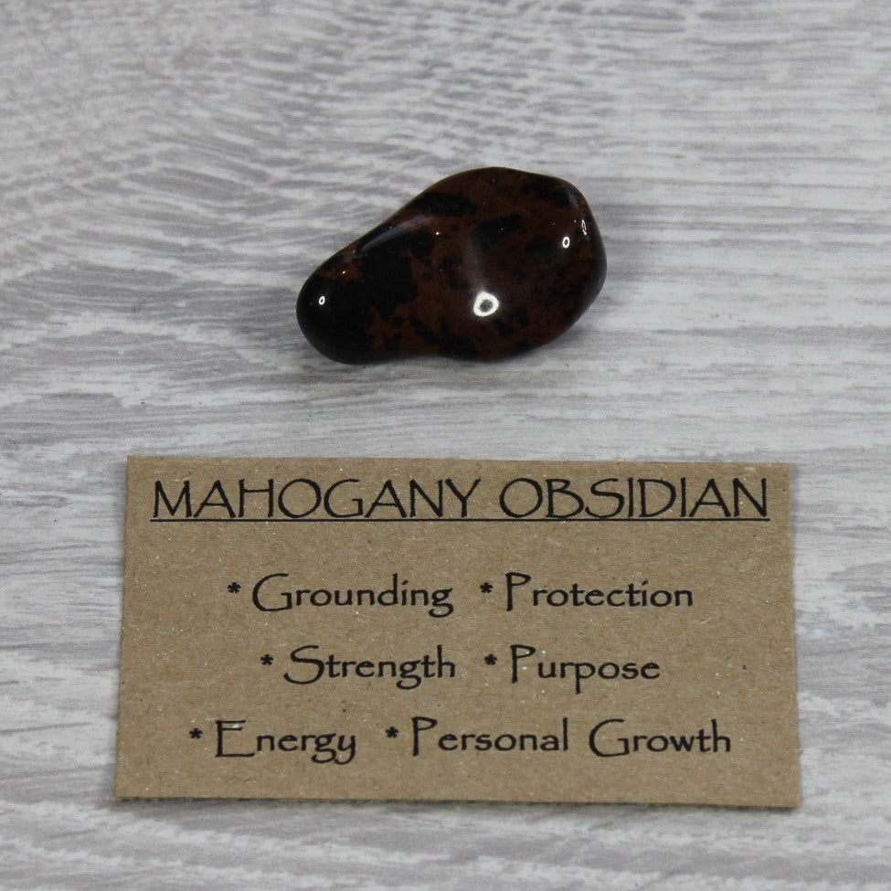 MAHOGANY OBSIDIAN Tumblestone image 1