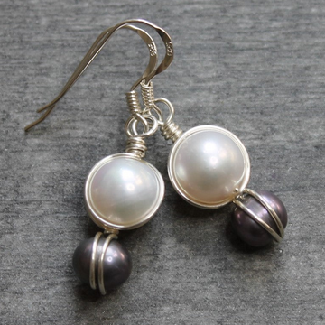 FRESHWATER PEARL Earrings - Sterling Silver