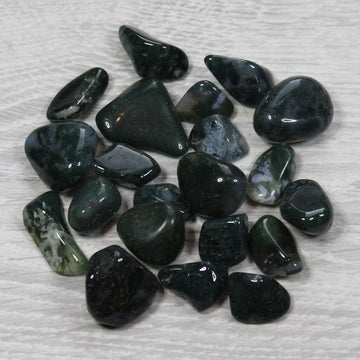 GREEN MOSS AGATE Tumblestone image 0