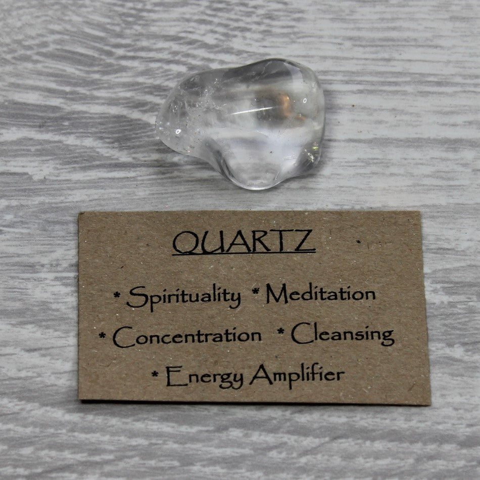 CLEAR QUARTZ Tumblestone (small) image 1