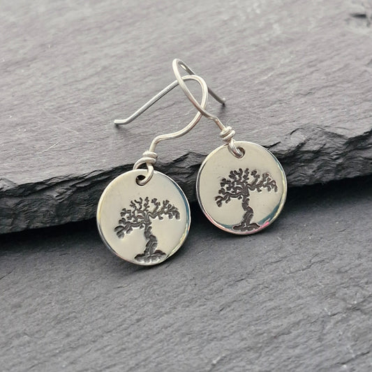 TREE OF LIFE Earrings - Sterling Silver image 0