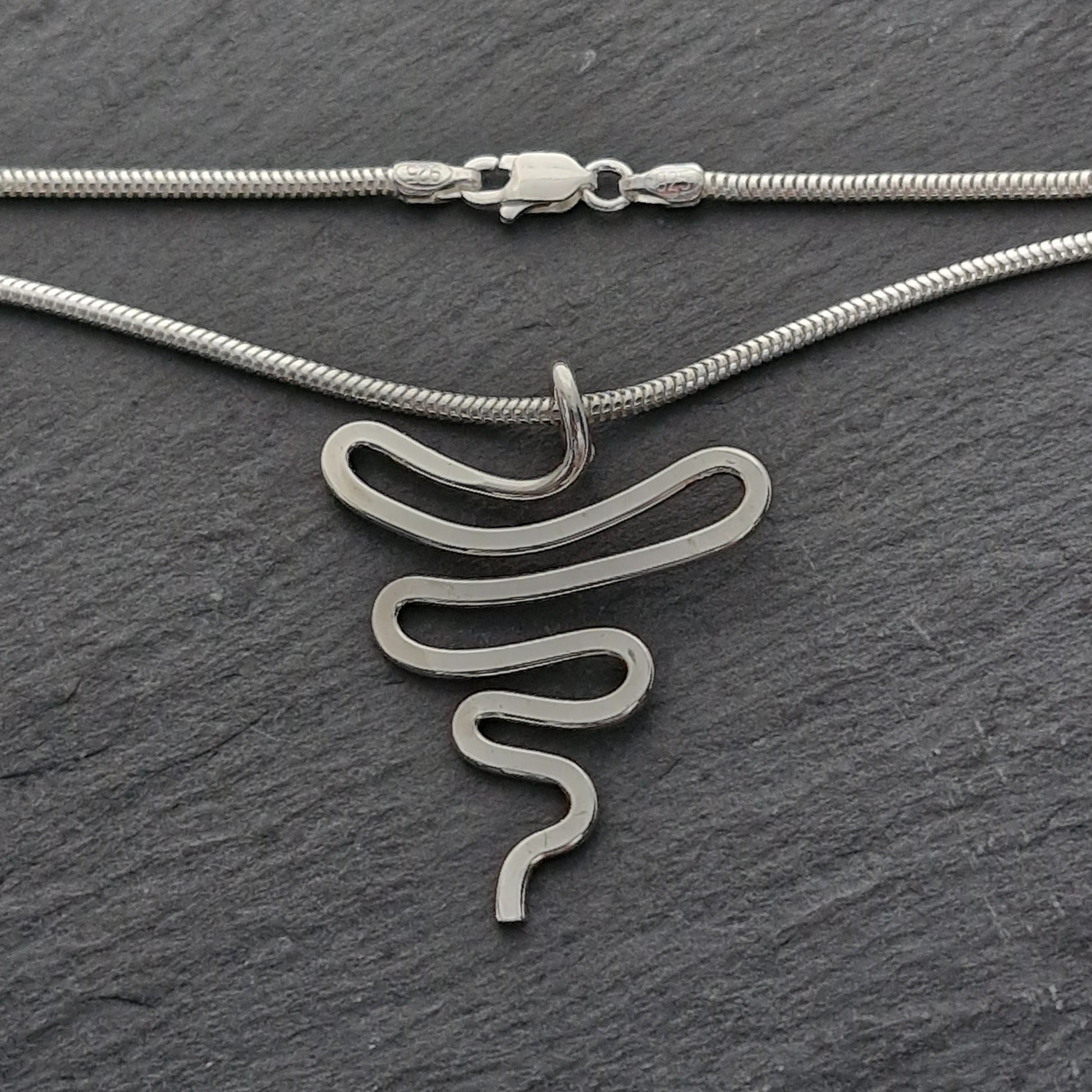 SQUIGGLE Pendant - Sterling Silver image 2