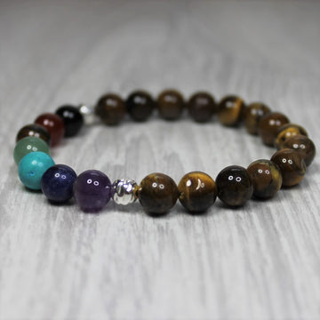 TIGER'S EYE Chakra Bracelet image 0