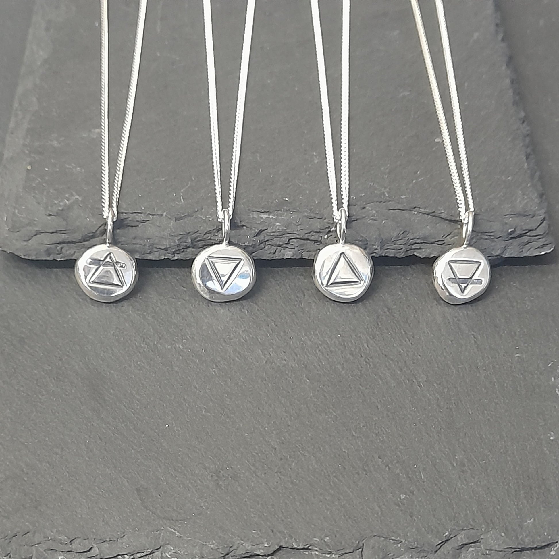 ELEMENT Pendant (Earth, Air, Fire, Water) - Sterling Silver image 2