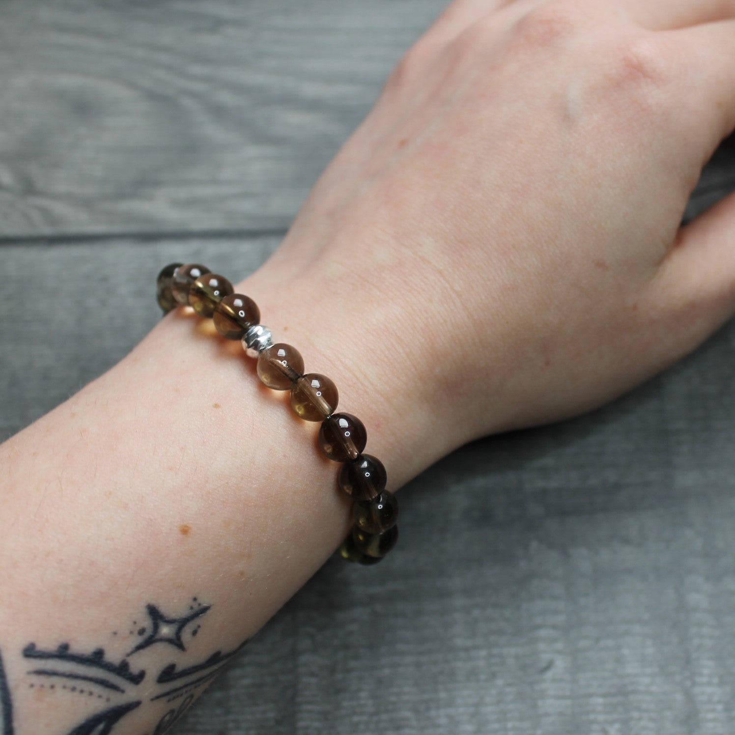 SMOKY QUARTZ Bracelet - Sterling Silver image 4