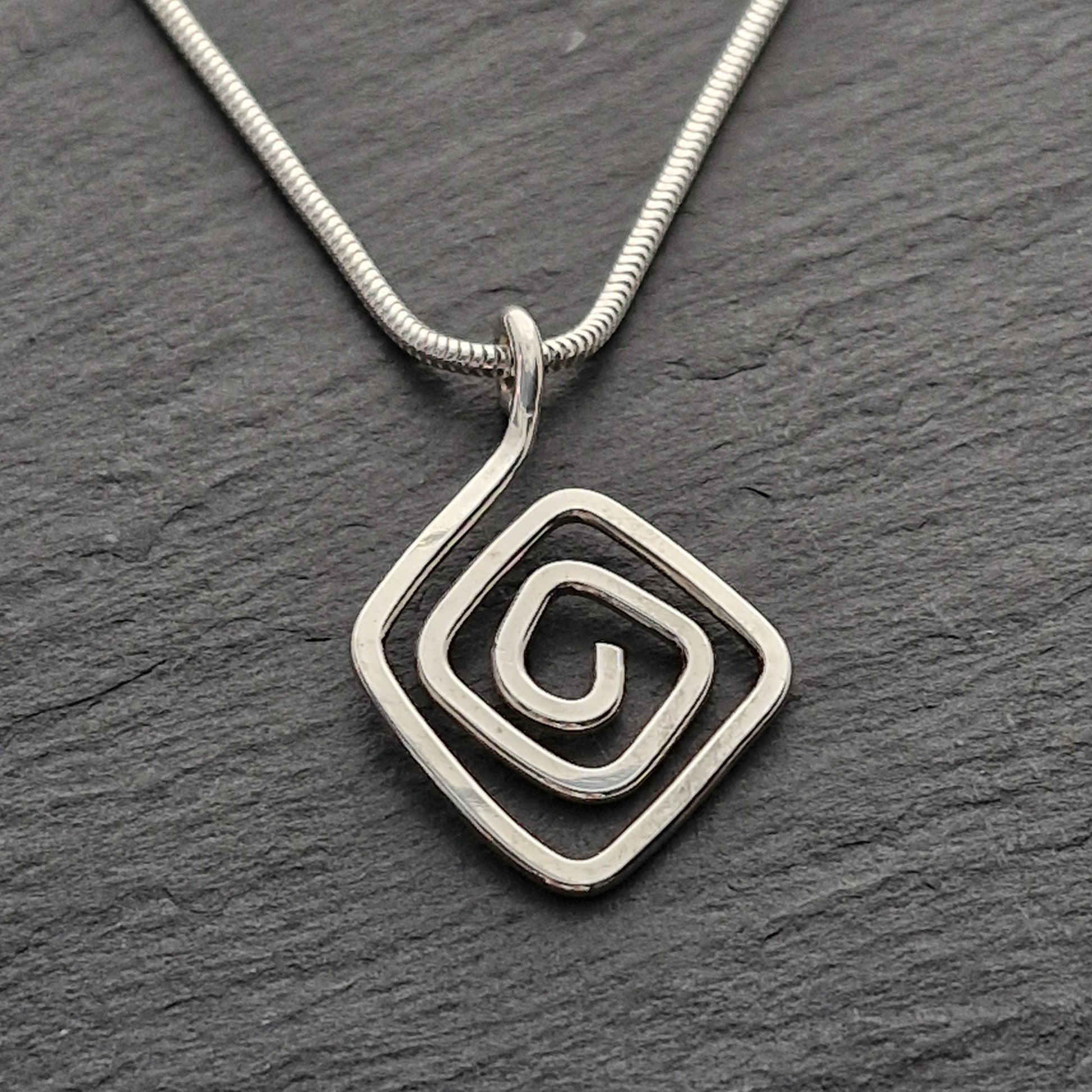 SPIRAL Pendant - Sterling Silver image 0
