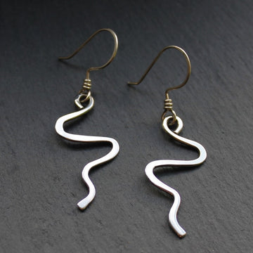 SQUIGGLE Earrings - Sterling Silver image 0