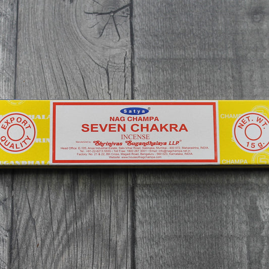 SEVEN CHAKRA Incense (Satya) image 0