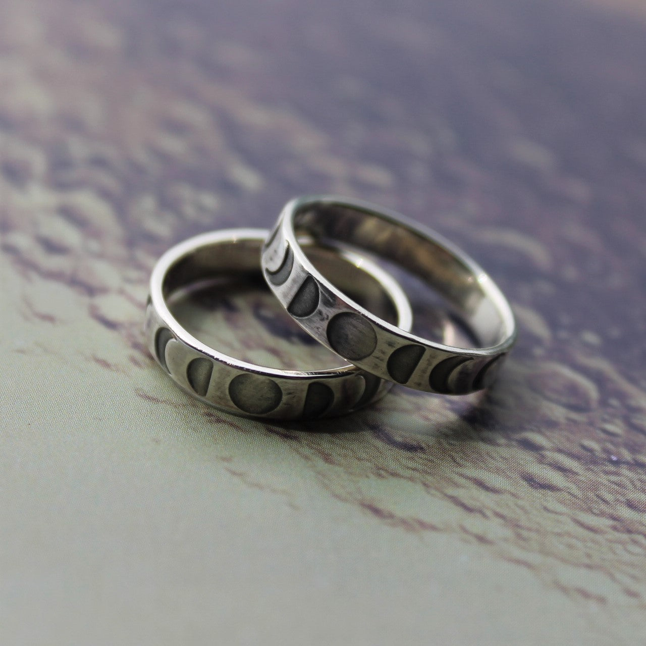 MOON PHASE Ring - Sterling Silver image 1
