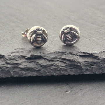 BEE Stud Earrings - Sterling Silver image 0