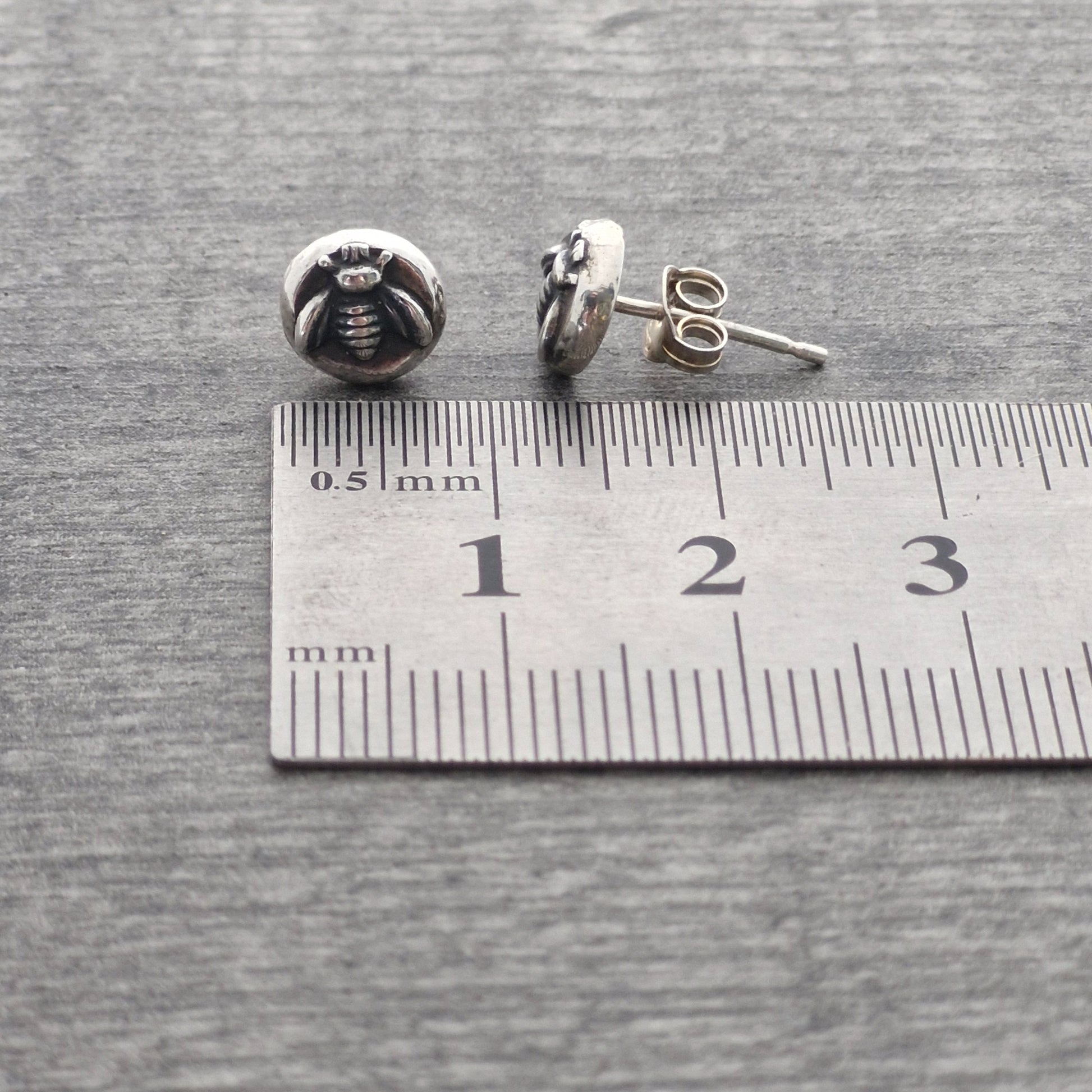 BEE Stud Earrings - Sterling Silver image 3