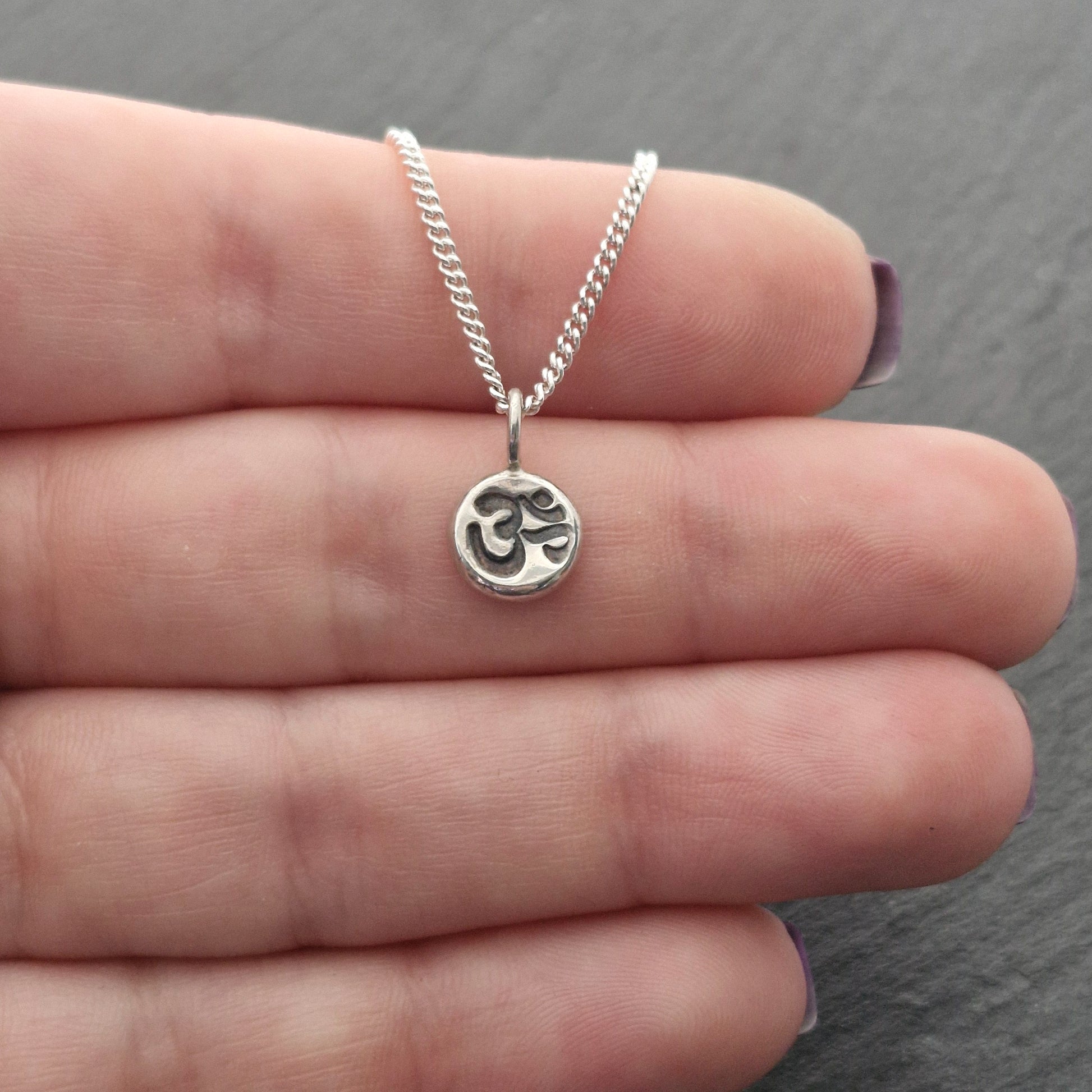 OHM Pendant - Sterling Silver image 3