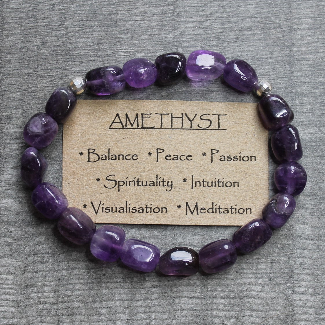 AMETHYST Bracelet - Sterling Silver image 3