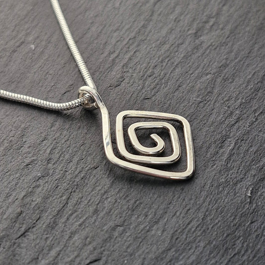 SPIRAL Pendant - Sterling Silver image 1