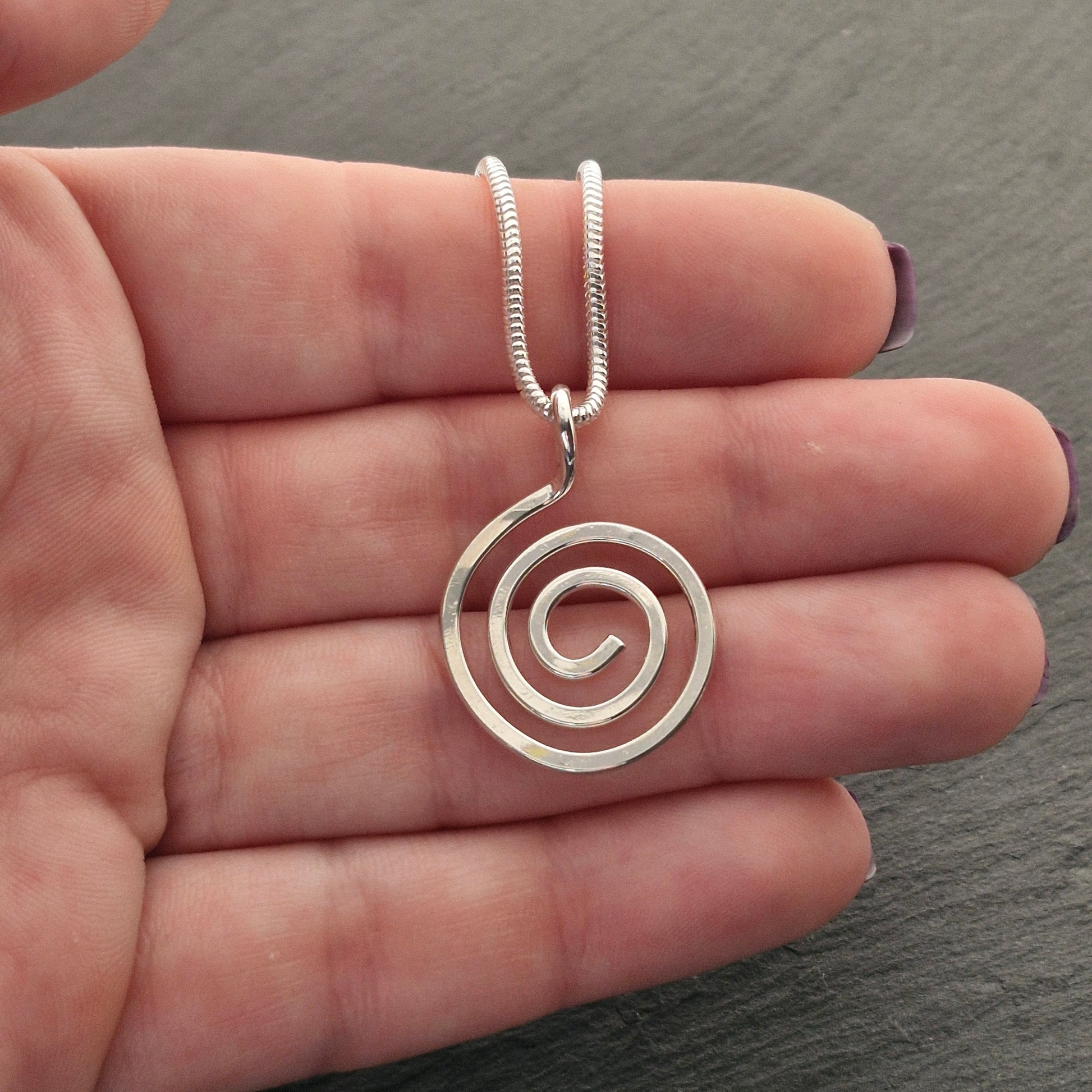 SPIRAL Pendant - Sterling Silver image 3