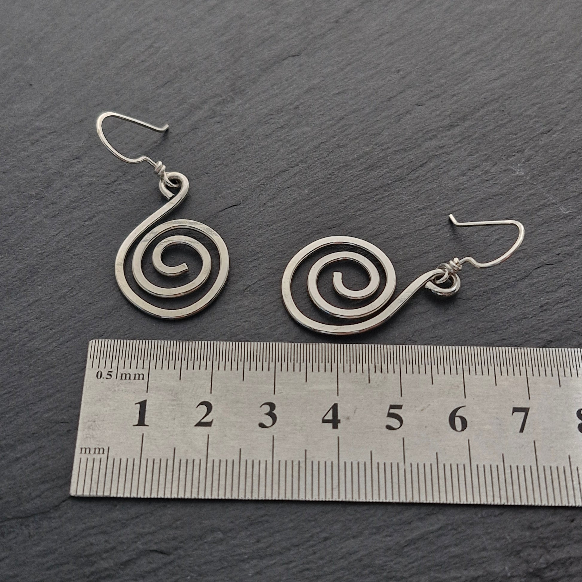 SPIRAL Earrings - Sterling Silver image 2