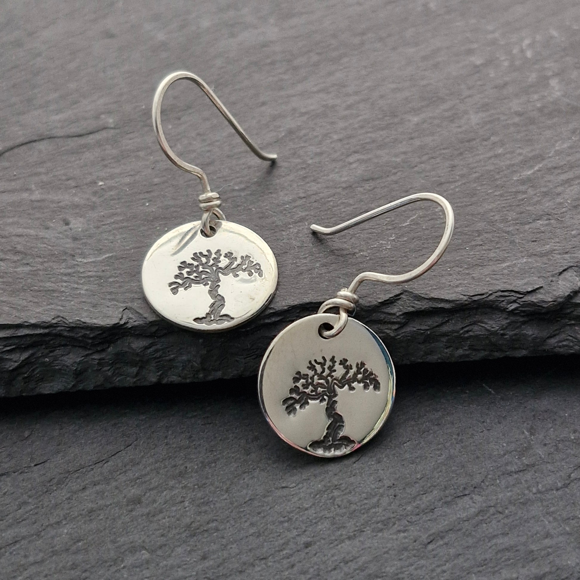 TREE OF LIFE Earrings - Sterling Silver image 1