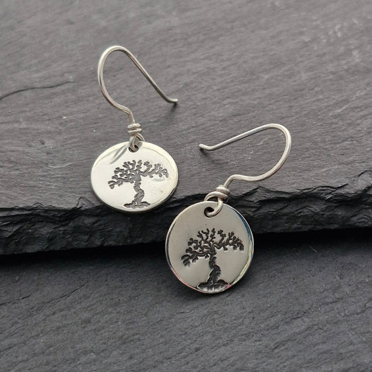 TREE OF LIFE Earrings - Sterling Silver image 1