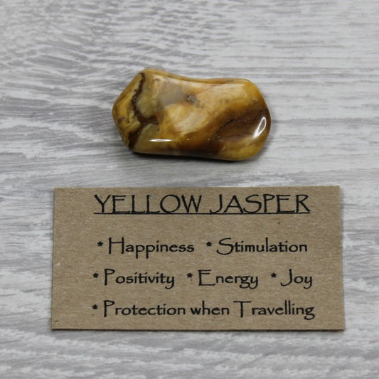 YELLOW JASPER Tumblestone image 1