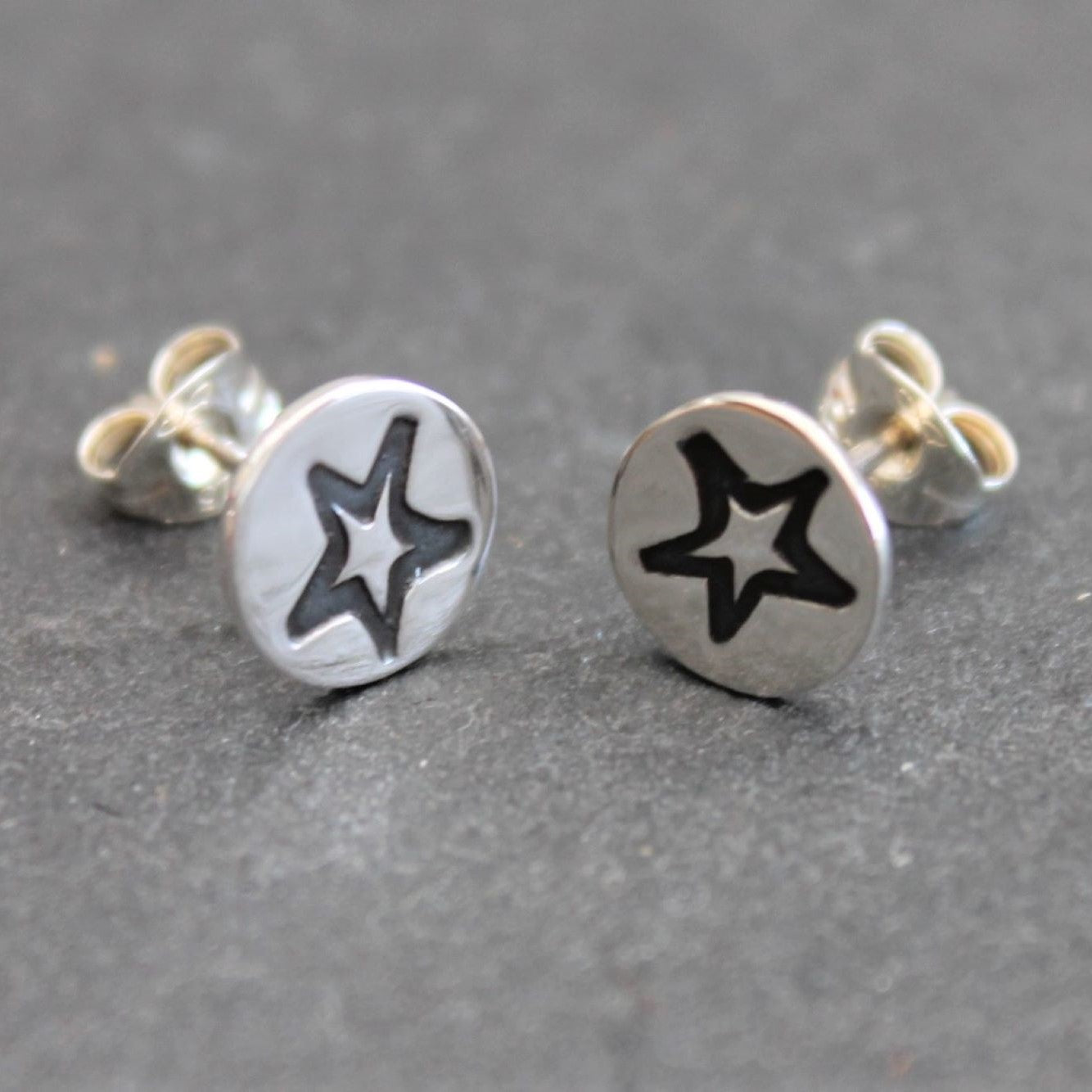STAR Stud Earrings - Sterling Silver image 1