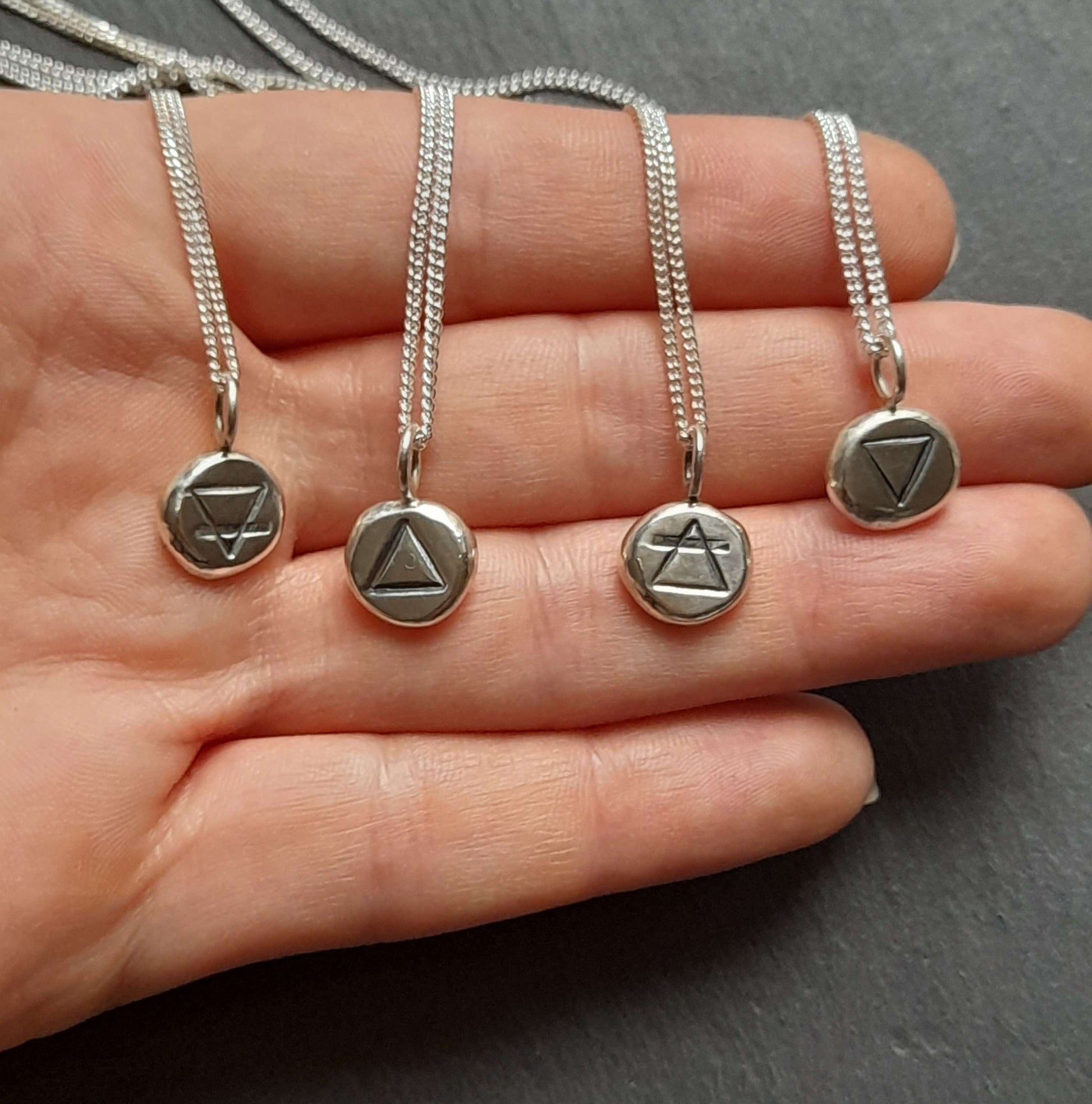 ELEMENT Pendant (Earth, Air, Fire, Water) - Sterling Silver image 4