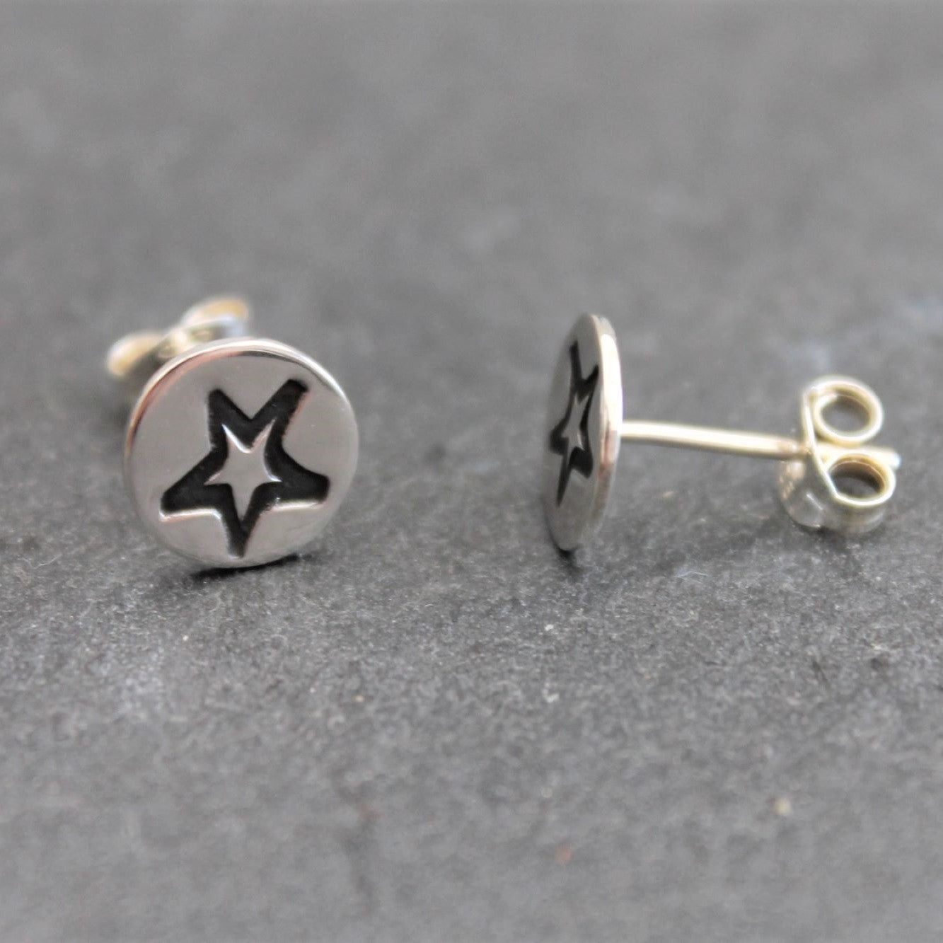 STAR Stud Earrings - Sterling Silver image 2