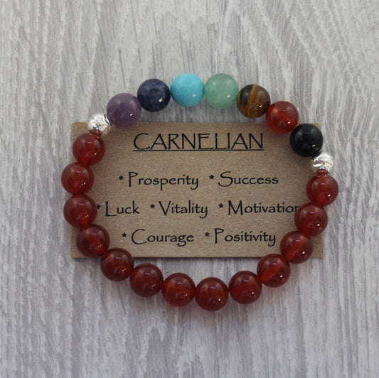 CARNELIAN Chakra Bracelet image 1
