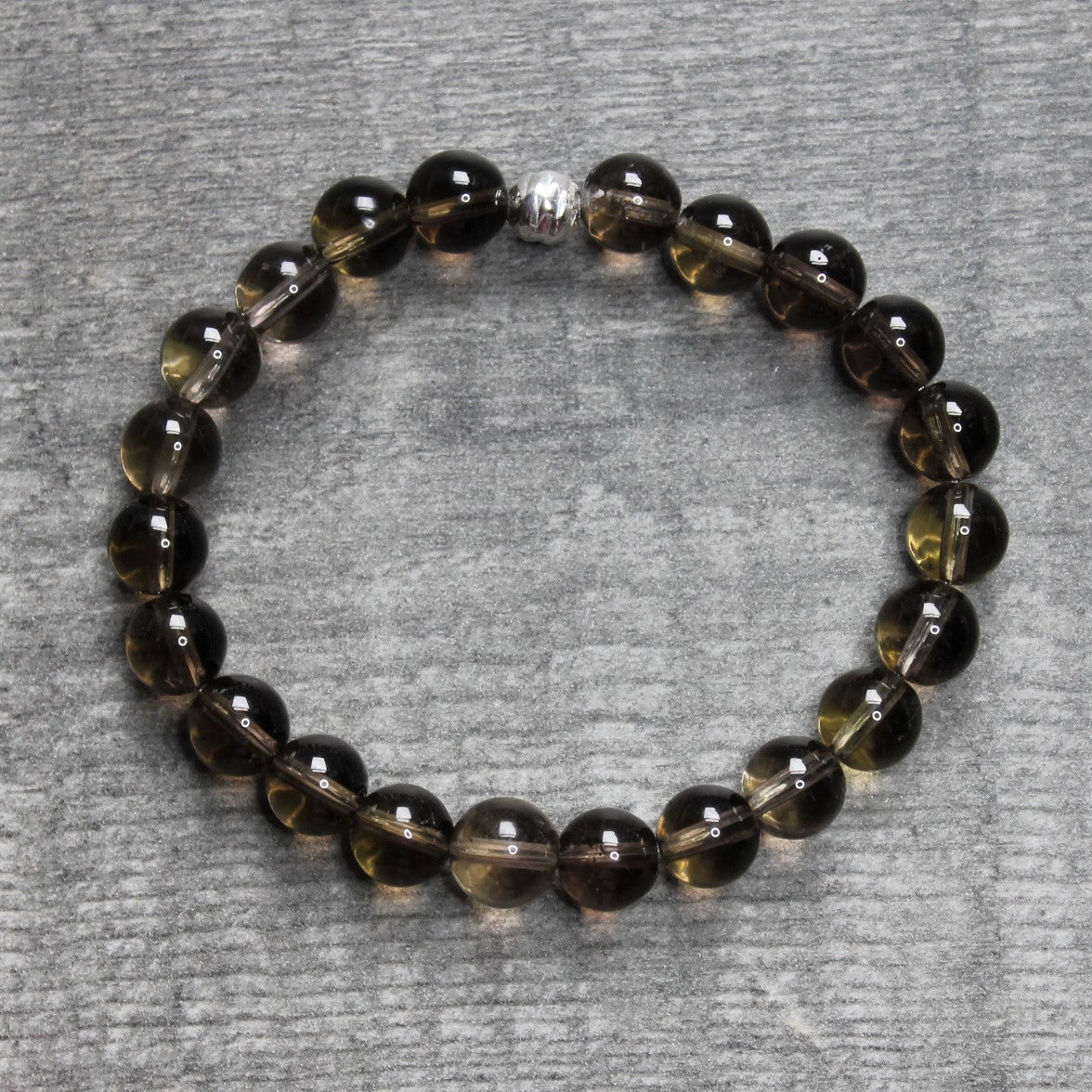 SMOKY QUARTZ Bracelet - Sterling Silver image 1