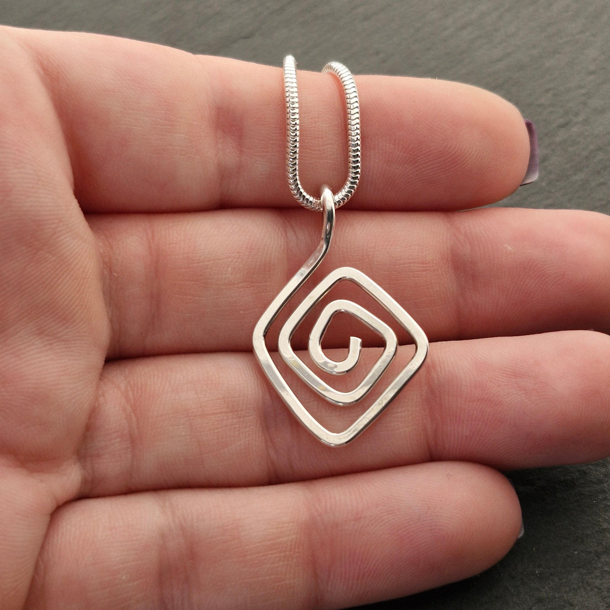 SPIRAL Pendant - Sterling Silver image 3