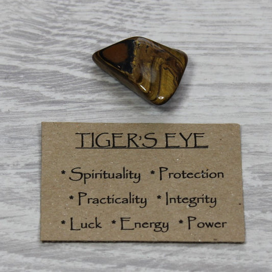TIGER'S EYE Tumblestone image 1