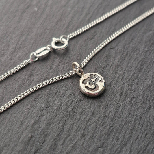 OHM Pendant - Sterling Silver image 1