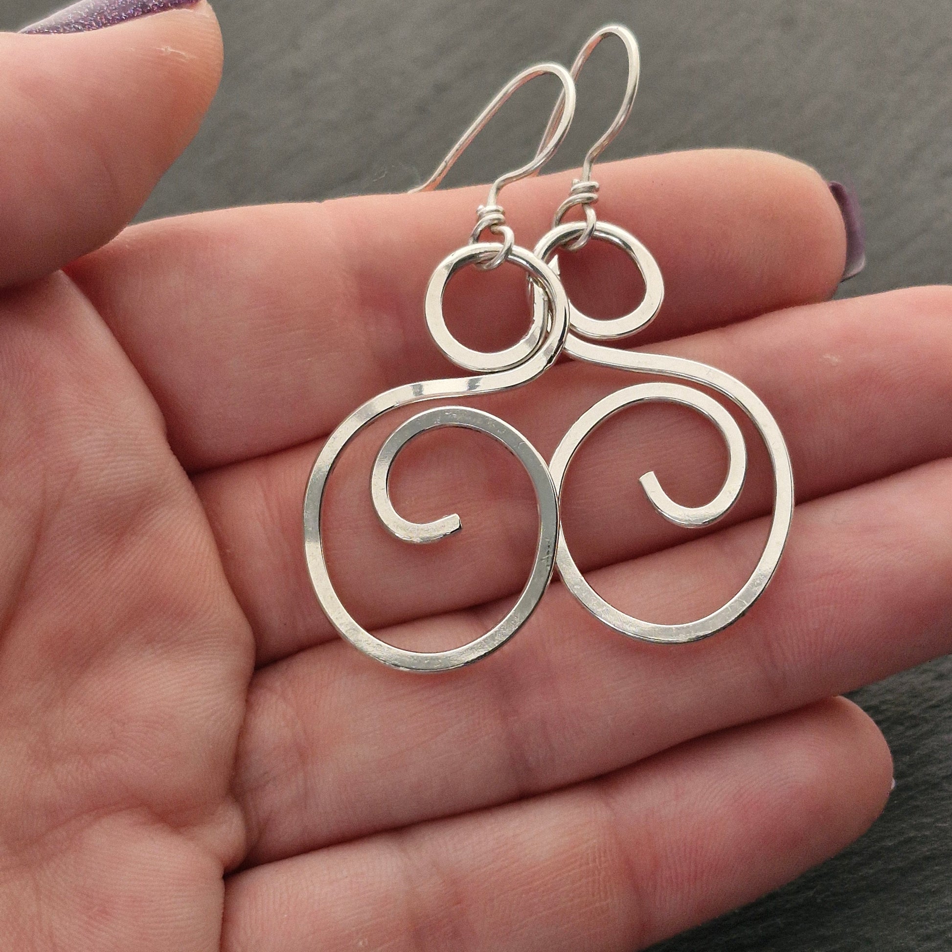 SPIRAL Earrings - Sterling Silver image 4
