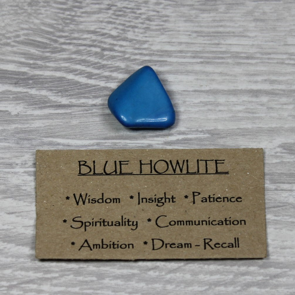 BLUE HOWLITE Tumblestone image 1